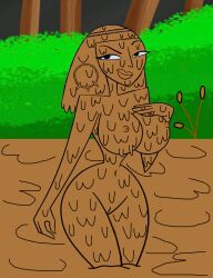 breasts cleopatra_smith clone_high completely_covered_in_mud completely_naked completely_nude covered_in_mud dirty dirty_girl edit female female_only mud muddy naked nipples nude redguy7 solo