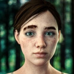 1girls 3d 3d_(artwork) blender_(software) ellie_(the_last_of_us) ellie_williams female female_only green_eyes nudumart photoshoot pinup playstation pose sfw sony_interactive_entertainment the_last_of_us the_last_of_us_2