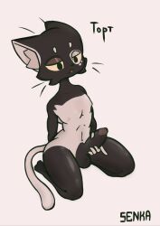 anthro cat_tail furry hi_res male masturbation senka_deni solo tort tortrdee