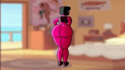 1girls animated ass_shake ass_shaking big_ass big_butt bouncing_ass cartoon_network decano garnet_(steven_universe) gem_(species) loop shaking_ass steven_universe thick_ass twerk twerking wide_hips