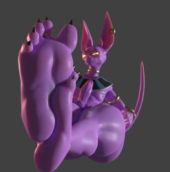 anthro anthro_only beerus dragon_ball dragon_ball_super dragon_ball_z feet solo_male tagme xsl2i