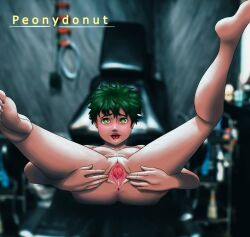ai_generated cuntboy cuntboy_only deku femboy intersex izuku_midoriya male my_hero_academia pussy pussy_piercing spread_pussy