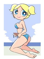 aged_up ass blonde_hair blue_eyes bubbles_(powerpuff_girls) oirawaarumajiro powerpuff_girls