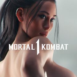 3d asian asian_female big_breasts black_hair breasts completely_nude completely_nude_female ear_piercing edenian eyelashes female_only ga3ddolls kitana kitana_(new_era) lips lipstick long_hair makeup mortal_kombat mortal_kombat_1_(2023) mouth nude nude_female princess solo