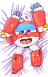 airplane anthro blue_eyes cum dakimakura dakimakura_(medium) jett_(super_wings) robot sassiri_lion super_wings tongue tongue_out toony transformation