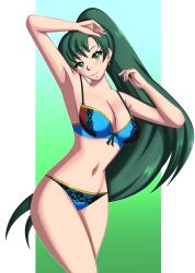 2d breasts female female_only fire_emblem fire_emblem:_the_blazing_blade green_eyes green_hair light-skinned_female light_skin lyn_(fire_emblem) nintendo pale-skinned_female pale_skin solo sonicheroxd