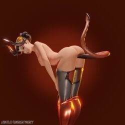 3d anal anal_tail angela_ziegler animated breasts dance devil_mercy mercy mp4 no_sound overwatch sex_toy solo tagme thighhighs tonaughtymercy video vulva