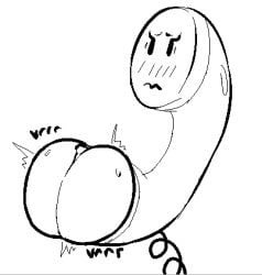 animate_inanimate blush blush_lines bodily_fluids bunsandnoble character_request clitoris copyright_request eyelashes female genitals low_res monochrome not_furry phone plump_labia pussy ringing ringing_phone simple_eyes simple_face solo sweat wavy_mouth wire wired_phone