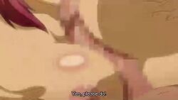 1boy 1girls animated big_breasts big_penis blowjob censored cum_on_breasts cumshot ejaculation fellatio kunoichi_ryoujokuden_ajisai licking_penis long_hair longer_than_30_seconds mole_under_eye mosaic_censoring nipples paizufella paizuri paizuri_facial purple_eyes purple_hair tagme titjob video