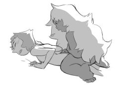 amethyst_(steven_universe) ass breasts cartoon_network gem_(species) oliviajoytaylor pearl_(steven_universe) sex steven_universe tagme