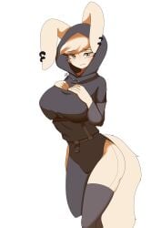 bunny bunny_ears ebri_(zaclyn) furry huge_ass huge_breasts oc orange_skin original_character thick_thighs wide_hips zaclyn