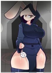 bunny bunny_ears ebri_(zaclyn) furry huge_ass huge_breasts oc orange_skin original_character thick_thighs wide_hips zaclyn