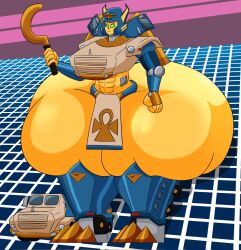 2023 abs animal_crossing ankha anthro ass big_ass bubble_butt colossal_ass enormous_ass felid feline female female_only gigantic_ass green_eyes huge_ass hyper_ass large_ass massive_ass metallic_body nintendo robot robot_girl sickle thick_thighs thunder_thighs transformers user3345 vehicle voluptuous wide_hips