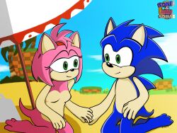 1boy 1boy1girl 1girls amy_rose anthro casual casual_nudity clothing_removed completely_nude completely_nude_female exhibitionism exhibitionist female male naked nude nude_beach nude_female nude_male nudist nudist_beach public public_nudity removed_clothing safe safe_for_work sonic_(series) sonic_the_hedgehog sonic_the_hedgehog_(series) wholesome youtube youtubers