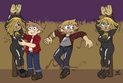 2021 gender_transformation groping inanimate_transformation latex mtf_transformation original_character scarecrow tf_sequence tied_up transformation zal-cryptid