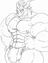 abs anthro beefy beefy_boy behemothvalentine biceps big_muscles bulge dragon horns huge_muscles large_muscles male male_only muscles muscular muscular_arms muscular_legs muscular_male muscular_thighs pecs speedo spyro spyro_the_dragon