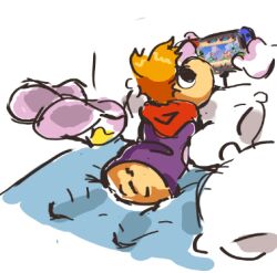 anthro cuntboy exposed male_only naive nintendo nintendo_switch pussy pussy_exposed randomartist rayman rayman_(series) rayman_legends rayman_origins switch_console unaware yaoi