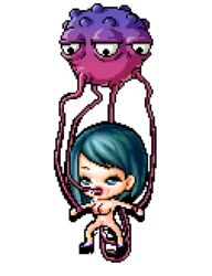 animated irene_(maplestory) maplestory monster octopus pixel_art shalon_(maplestory) sprite transparent_background