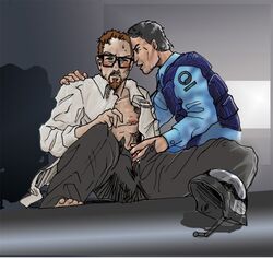 barney_calhoun gordon_freeman half-life male_only tagme yaoi