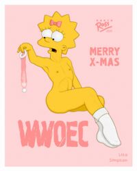 1girls animated cum cаrtoon darth_ross female female_only helix human lisa_simpson solo sеxy the_simpsons yellow_body