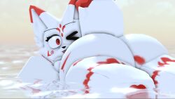 1girls 3d artist_request ass big_ass female furry laying_down roblox robloxian source_request tagme thick_thighs water