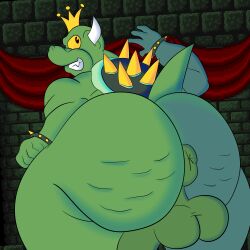 absurd_res anthro bowser hi_res humanoid king_koopa male mario_(series) possbooty solo the_super_mario_bros._super_show!