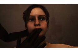 3d animated biohazard capcom claire_redfield claire_redfield_(jordan_mcewen) cum cum_in_mouth cum_on_face cumshot dependcopy dildo dildo_in_ass dildo_insertion dildo_penetration eyes_rolling_back finger_in_mouth fingering forced gangbang open_mouth resident_evil resident_evil_2 resident_evil_2_remake rough rough_sex