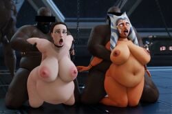 2girls 3boys 3d ahe_gao ahsoka_tano airress3d_(3d-modeller) alien alien/human alien_girl alpha_male ambiguous_penetration areolae bbw belly big_belly big_breasts big_penis breeding_slave choker chubby_female chubby_male clone_wars completely_nude curvy dark-skinned_male dark_skin doggy_style faceless_male fat fat_man fat_woman female female_penetrated from_behind_position fucked_senseless fucked_silly group group_sex huge_breasts interracial interspecies large_breasts light-skinned_female light_skin looking_pleasured male male/female male_penetrating_female multiple_boys multiple_girls multiple_pregnancies nipples nude obese obese_female obese_male open_mouth orange-skinned_female orange_skin orgy overweight padme_amidala pleasure_face pregnant pregnant_sex princess royalty samsonsharem sex sex_from_behind star_wars the_clone_wars:_season_seven togruta tongue_out