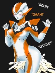 ass breasts creople cum cum_in_ass cum_in_pussy cum_inside dialogue erect_nipples excessive_cum explosion grigio_gets_raped minato_asahi_(grigio) thick_thighs ubikitas ultraman_(franchise) ultraman_r/b ultrawoman_grigio