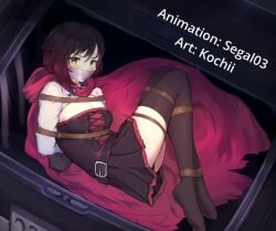 animated car female kochi ruby_rose rwby segal03 tagme tied_up video