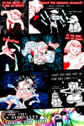 alternate_universe angel_derear animated_skeleton anthro asriel_dreemurr_(god_form) ass big_breasts black_background blush bone boss_monster bottomwear bovid breasts buttplug caprine clothed clothing comic comic_(under(her)tail) covered_eyes cowgirl_position diphallia diphallism dodging english_text face_censor female flashback floating footwear footwear_only frisk_(undertale) frisky_(under(her)tail) from_front_position futanari genitals gloves goat group hair handwear heart herm hi_res horn human humor intersex kissing long_hair male mammal messy_hair mostly_nude multi_penis on_bottom on_top outline papyrus papyrus_(undertale) partially_clothed penis penis_horn plug_(sex_toy) ponytail profanity pseudo_horn pun rainbow rule_63 sans sex sex_toy sharp_teethshoes_only simple_background skeleton skimpy skirt smile teeth tempus_(under(her)tail) text thewill tongue undead under(her)tail undertale undertale_(series) unusual_anatomy unusual_genitalia_placement unusual_penis_placement vein whoopee_cushion wide_eyed wings yelling zipper