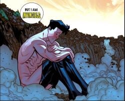 4chan after_rape anissa dark_humor image_comics invincible invincible_110 invincible_title_card male_focus male_only mark_grayson meme naked_male rape