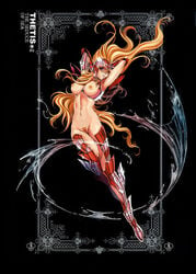 1girls armor blonde_hair breasts female fringe_hair future_studio legs long_hair mariners mermaid_thetis navel nipples nude photoshop pubic_hair saint_seiya shounen_jump topless