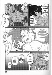 anal comic gay kamina male simon_(tengen_toppa_gurren_lagann) tagme tengen_toppa_gurren_lagann threesome viral yaoi