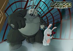 big_daddy_(bioshock) bioshock caesarcub furry male male_only penis rabbid rabbit rapture_(bioshock) raving_rabbids rayman_(series) serguei ubisoft