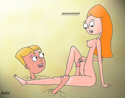 candace_flynn disney female helix human jeremy_johnson male nipples phineas_and_ferb straight tagme