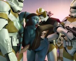 1girls aayla_secura ahe_gao alternate_version_available anal anal_sex blender breasts drinkerofskies female hi_res male multiple_boys penis sex star_wars