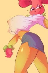 big_ass big_breasts female female_only funnyalex nipples_visible_through_clothing no_bra plantie plants_vs_zombies plants_vs_zombies:_heroes rose_(pvz)