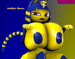 2023 3d 3d_(artwork) animal_crossing ankha big_ass big_breasts female female_only huge_ass huge_breasts nintendo nude opandtsfan source_filmmaker