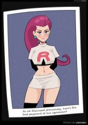 comic doujinshi female jessie_(pokemon) lewdcumics nsfw pokemon