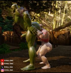 bald bald_man bara beard big_ass big_butt bubble_ass bubble_butt daddy dilf erect_penis facial_hair fat_ass fat_butt gay god_of_war green_skin huge_ass huge_butt huge_cock kitrell_simz kratos male_only massive_ass massive_butt mature_male monster_cock muscular muscular_arms muscular_ass muscular_back muscular_legs muscular_male muscular_thighs nude older_male orc orc_dom orc_male orc_on_human outdoors rimjob rimming rimming_male standing_rimmjob thick_ass thick_thighs white_markings