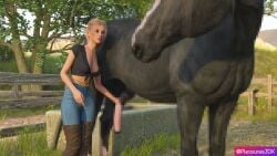 3d_model 3dx animal_genitalia animal_penis blonde_female blonde_hair blue_eyes censored censored_penis clothed clothed_female clothed_female_nude_male cock_shock cock_worship daz3d daz_studio emily's_diary_(pleasuree3dx) emily_summers equine equine_genitalia equine_penis female horse horse_girl horse_penis horsecock huge_cock male naked original original_character penis penis_awe pleasuree3dx self_upload tagme zoophilia