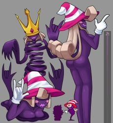 ass breasts humanoid lagtops mario_(series) nude paper_mario shadow_queen shadow_siren tagme vivian_(paper_mario)