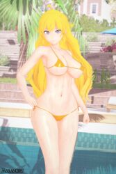 yang xiao long from rwby by arrancon