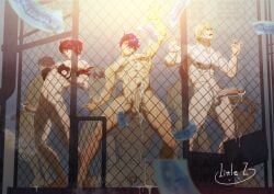 8boys bara black_hair blonde_hair blue_hair boxing_ring brown_hair cock cum cumming dancing dick erect_penis erection gay gepard_(honkai:_star_rail) hands-free handsfree_ejaculation honkai:_star_rail honkai_(series) kyle_(honkai_star_rail) little_z luka_(honkai:_star_rail) male_only multiple_boys muscles muscular muscular_male naked naked_male nipple_play nude nude_male oleg_(honkai_star_rail) pecs pectorals penis red_hair sampo_(honkai_star_rail) short_hair silvermane_guards_(honkai:_star_rail) silvermane_soldier_(honkai_star_rail) sweaty vagrant_(honkai_star_rail)