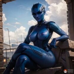 1girls ai_generated alien alien_girl blue-skinned_female blue_body blue_skin breasts cleavage female female_only guardians_of_the_galaxy guardians_of_the_galaxy_(2014) hips humanoid lingerie marvel marvel_cinematic_universe nebula_(marvel) puffy_nipples purple_lipstick solo solo_female thick_lips toned_female