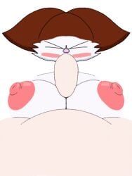 1boy 1boy1girl 1girls animated anthro beat_banger blowjob brown_body brown_hair cat_ears catgirl feline feline_humanoid female furry garfieldreal12 meme paizuri pop_cat(garfieldreal12) pop_cat_al_ataque rule_63 sucking sucking_penis tiktok titjob toriel_beat_banger white_body white_fur