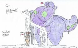 anthro ass balls big_balls big_breasts big_butt big_penis bodily_fluids breasts chasey_ultra_beast_goodra cum cum_shower duo excessive_cum excessive_genital_fluids female futa_on_female futanari generation_6_pokemon genital_fluids genitals goodra gynomorph heart hi_res huge_balls huge_breasts huge_butt huge_cock human hyper hyper_balls hyper_breasts hyper_butt hyper_genitalia hyper_penis intersex mammal nintendo nude penis pokemon pokemon_(species) simple_background venus_body venus_futa wolfespada