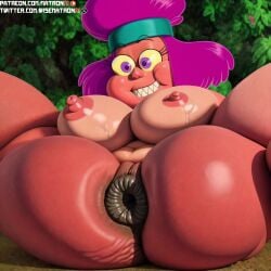 4k ai_generated anus ass ass bbw belly belly_button big_ass big_breasts big_butt breasts cellulite close-up female female_only grada harvey_beaks_(series) highres imp large_breasts massive_ass massive_thighs matronai_(artist) mature mature_female mature_woman milf mother nickelodeon nude nude_female obese obese_female overweight overweight_female patreon patreon_username pink_hair pink_skin pinup puffy_anus pussy stable_diffusion twitter_username wide_hips