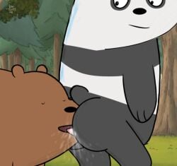 cartoon_network duo_male gay grizzly_(wbb) licking licking_ass no_humans panda_(wbb) tongue_in_anus tongue_out